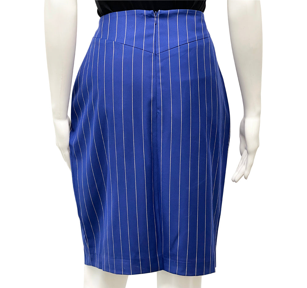 The Skirt - Blue Pinstripe – SCOUT GOODS